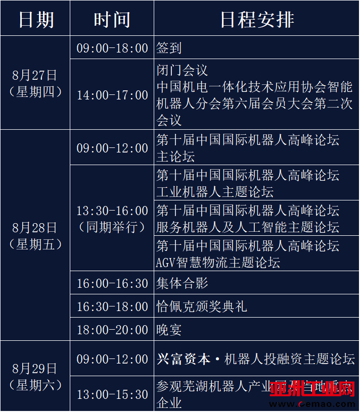 【报名开启】第六届恰佩克奖颁奖典礼将于8.28在芜湖盛大举行_中国机器人网