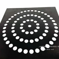 4mm厚穿孔铝板_20mm圆孔冲孔板定制