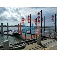 钢结构浮码头浮桥水上建筑景观交通浮桥码头游艇浮码头可加工定制