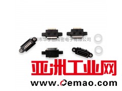 USB TYPE C 防水 6P带耳14.1螺丝孔SMT带柱