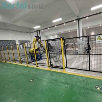 机器人护栏网厂家 机械设备安全围栏定制厂房车间隔离护栏网批发
