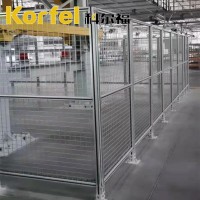 工业铝型材防护围栏机器人安全防护栏铝型材车间隔断