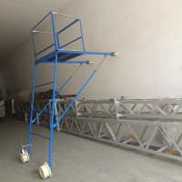 轨道单边梯车  隧道内施工单轨道运行梯车