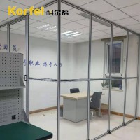 亚克力防护围栏铝型材透明隔断机械设备防护罩