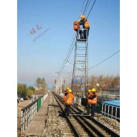 铁路接触网线路施工梯车  钢管梯车  电力施工爬梯