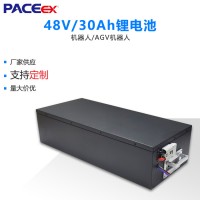 深圳沛城48V磷酸铁锂大容量AGV机器人锂电池组