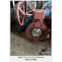 陨隆船用GB/T3037-94法兰式双偏心蝶阀