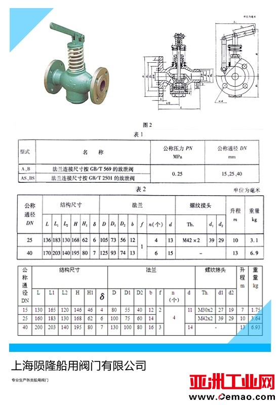 自闭式放泄阀