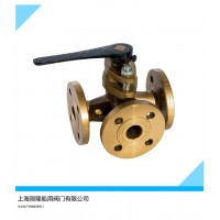 陨隆船用GB/T593-1993法兰青铜、铸铁填料旋塞阀