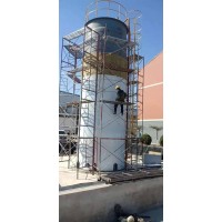 北京环保设备保温施工队烟道脱硫塔铁皮保温施工队