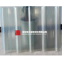 龙华区1.5FRP纤维瓦_透明采光_防腐梯形瓦采光棚