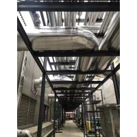 河北铝皮设备保温施工队玻璃棉风筒保温工程