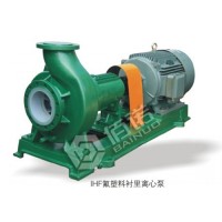 IHF氟塑料衬里离心泵