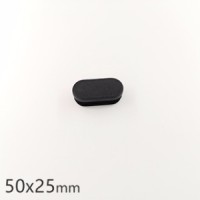 家电椭圆管塞,塑料堵头,50x25脚护塞,钢脚内堵