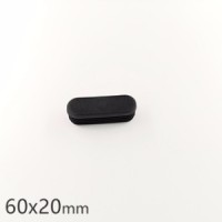 不锈钢管塞60x20椭圆管塞,塑料堵头,钢管内塞