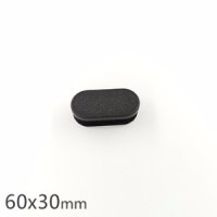椭圆管塞60x30,塑料堵头,钢管内塞,护脚塞