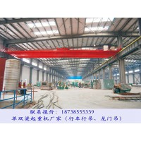 内蒙古赤峰行车行吊销售厂家10吨11米跨天车价格