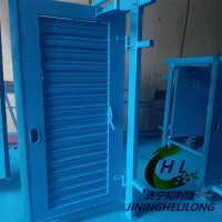 双叶气控无压风门 矿用调节风 门 抗地压调节门 定制