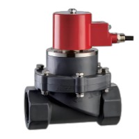 进口UPVC电磁阀 塑料 CPVC防腐电磁阀 RETZ品牌