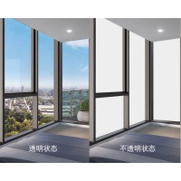 夹层调光玻璃 5+5普白 超白电控玻璃 变色玻璃厂家可施工
