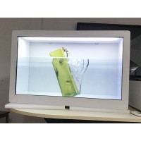 液晶屏透明展示柜｜3D全息投影触摸互动｜透明液晶屏幕显示展柜