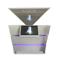 裸眼3d全息展示柜360度立体幻影成像互动展柜 厂家定制