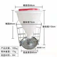 养猪场干湿料槽的使用可大大减少饲料的浪费利于提前出栏