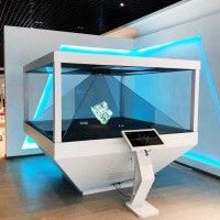 全息展柜 三维立体投影180/270/360度3d互动展示柜