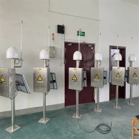 绿色地面帐篷用可移动式避雷针 通讯天线升降杆 车载防雷设备