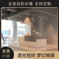 电动升降幕 白色全息纱幕定制 大型户外电动幕 高清舞台幕布