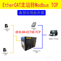 ETHERCAT主站转MODBUS TCP协议网关