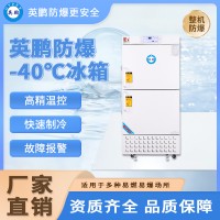英鹏防爆立式超低温冰箱-40℃双门科研实验生物试验超低温冰箱
