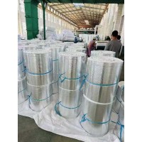 覆铝箔硅酸铝毯防排烟系统用硅酸铝防火包裹 现货当天可发