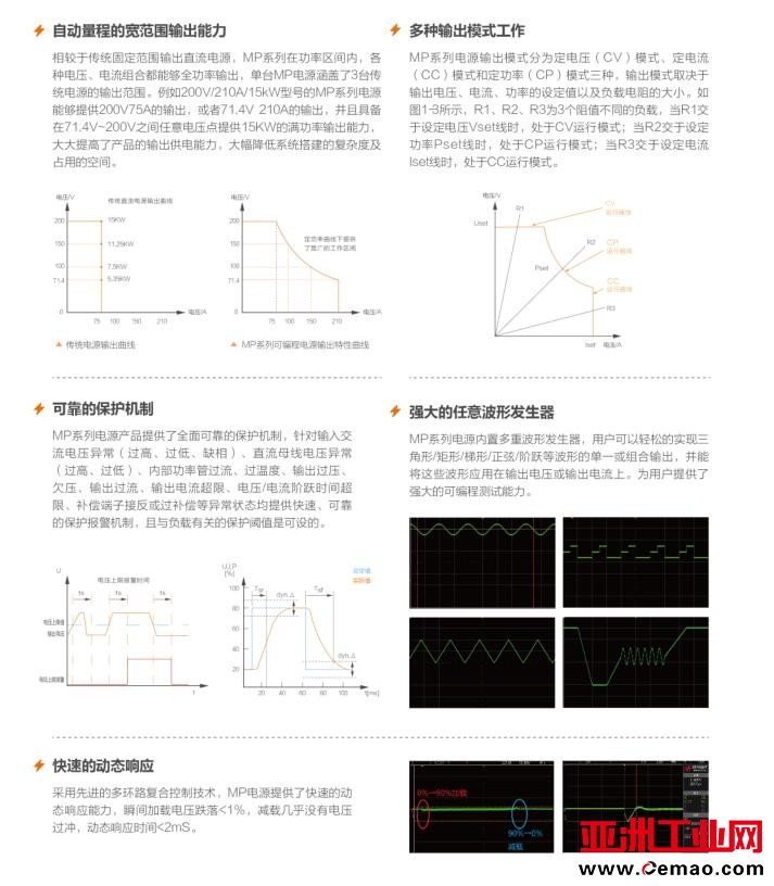 MP系列大功率直流测试电压特点图片