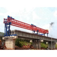广西百色架桥机厂家过跨具体步骤如下