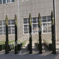 15米可移动升降桅杆 伸缩防雷天线野战帐篷升降避雷针