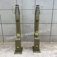 手动升降避雷针 家用轻型雷达天线便携式升降杆防雷工程