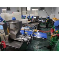 湖州丁连芳包子加工设备 千张包子卷馅机 数控下馅机