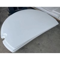 防腐耐磨绝缘特氟龙折流板冷凝器配配件PTFE折流板四氟折流板