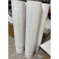 耐酸碱特氟龙布水管PTFE塑料布水管聚四氟乙烯排水管