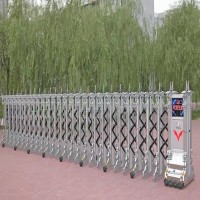 北京通州安装不锈钢伸缩门厂家_北京鹏盛门窗厂
