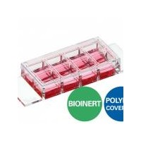 u-Dish8孔独立高壁生物惰性腔室载玻片-80800