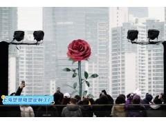 上海外滩景观不锈钢玫瑰花雕塑