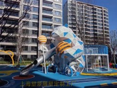 济宁小区游乐设施滑梯雕塑 吃棒棒糖的小熊滑梯