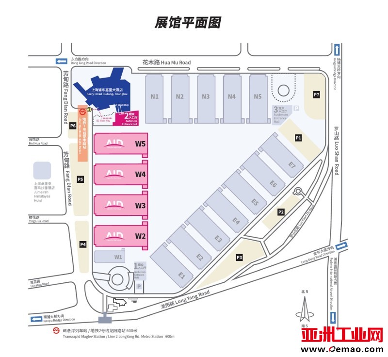 AID展馆布局图