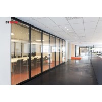 东莞办公室明框双层玻璃隔断