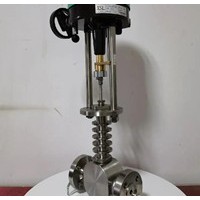 高温熔盐Y型波纹管密封 CF8C材质 焊接法兰截止阀特材阀门