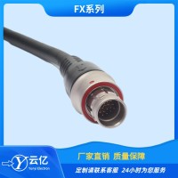 推拉自锁连接器TXN插头焊接HDMI音频/视频线缆