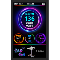 二代健身器材显示屏 健身器材显示屏