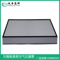 贵州贵阳超细玻纤高效过滤网|贵州百级H13H14高效过滤器